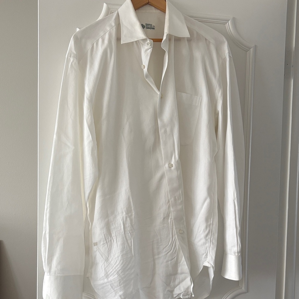 LUIGI BORRELLI NAPOLI – Neiman Marcus Men’s White Dress Shirt